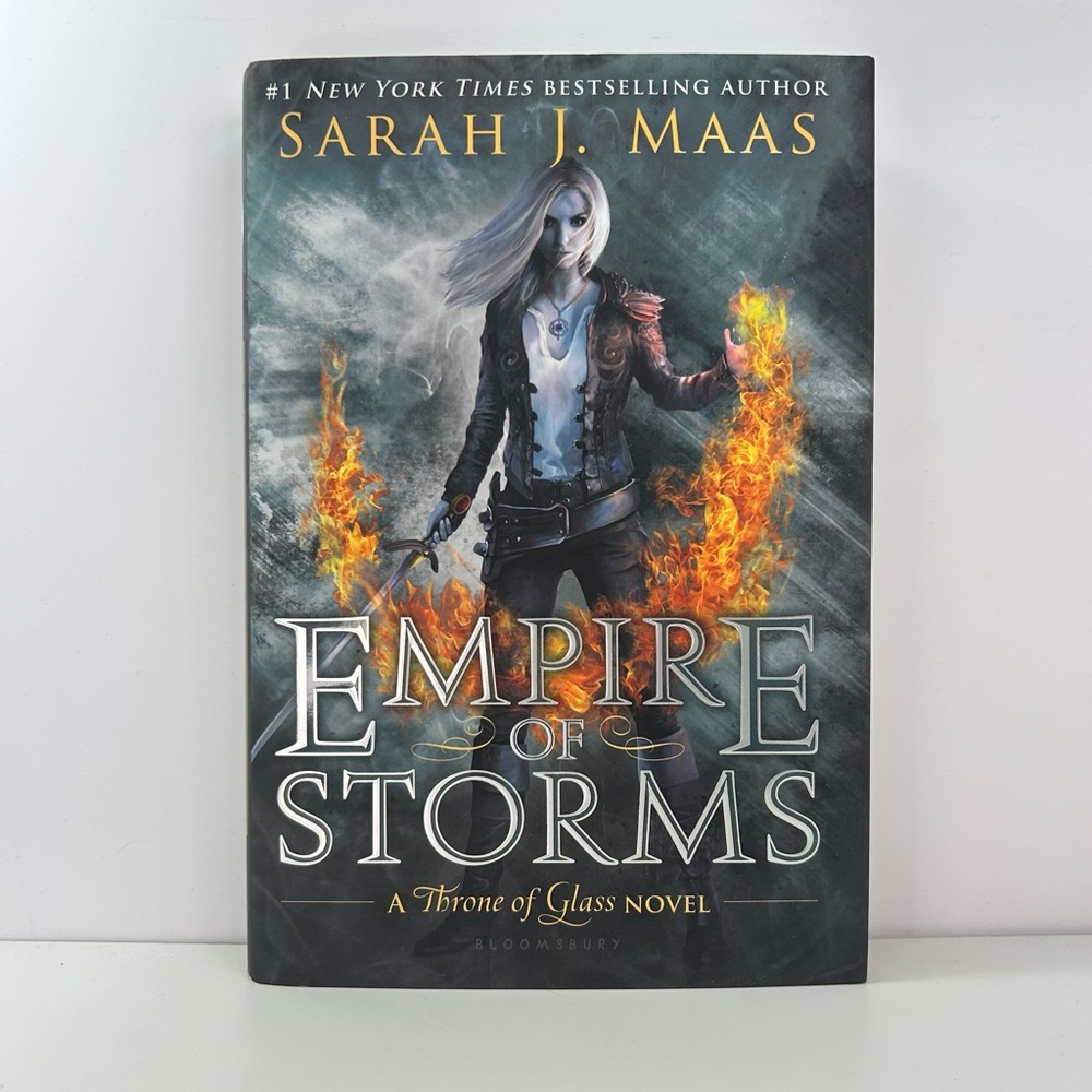 Empire of Storms Hardcover by Sarah J. Maas Throne of Glass